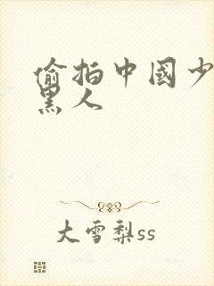 偷拍中国少妇与黑人