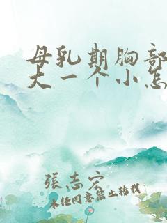 母乳期胸部一个大一个小怎么办