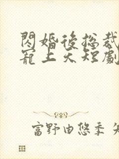 闪婚后总裁把我宠上天短剧