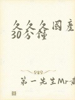 久久久国产高潮30分钟