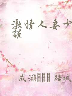 激情人妻少妇小说