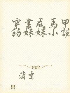 穿书成马甲大佬的妹妹小说