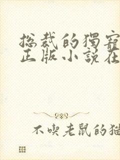 总裁的独宠甜妻正版小说在哪看