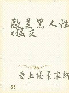 欧美黑人性xxx猛交