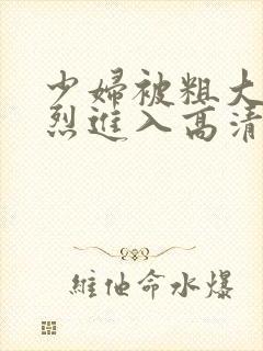 少妇被粗大的猛烈进入高清视频