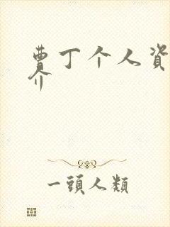 曹丁个人资料简介