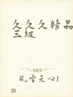 久久久精品国产三级