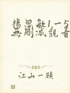 杨思敏1一5集无删减观看