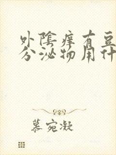 外阴痒有豆腐渣分泌物用什么药