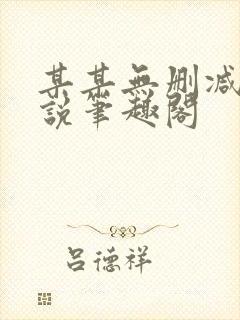 某某无删减版小说笔趣阁