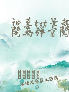 神墓txt笔趣阁无弹窗阅读