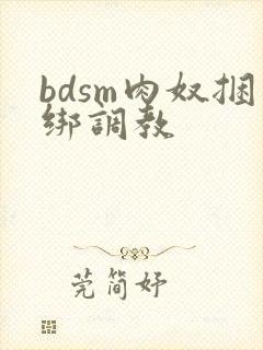 bdsm肉奴捆绑调教