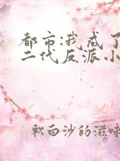 都市:我成了富二代反派小说版