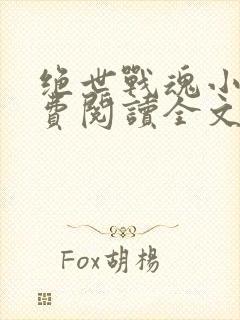 绝世战魂小说免费阅读全文在线