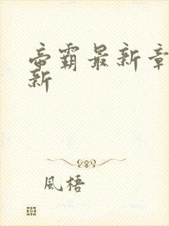 帝霸最新章节更新