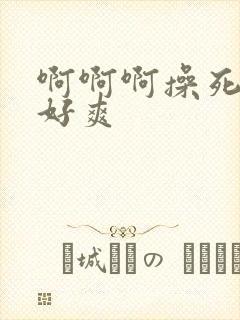 啊啊啊操死我了好爽