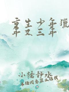重生少年猎美三年又三年