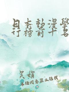 日本动漫学校排行榜前十名