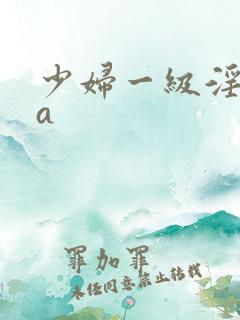 少妇一级淫片aa