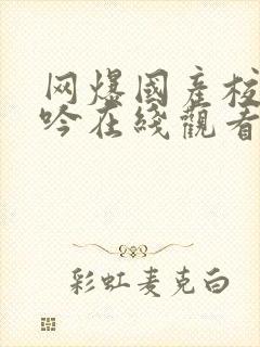 网爆国产校花呻吟在线观看