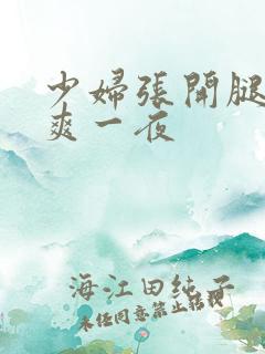 少妇张开腿让我爽一夜