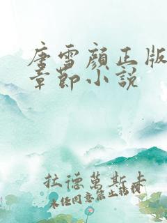 唐雪颜正版最新章节小说