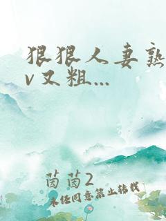 狠狠人妻熟妇av又粗...