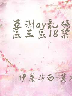 亚洲av乱码二区三区18禁