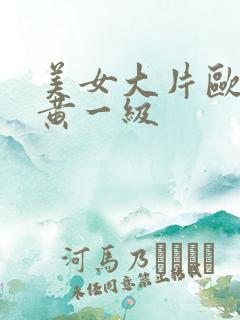 美女大片欧美特黄一级