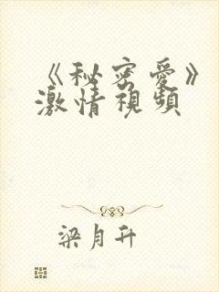 《秘密爱》车里激情视频