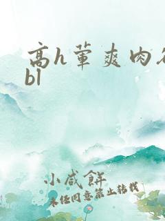 高h荤爽肉欲文bl