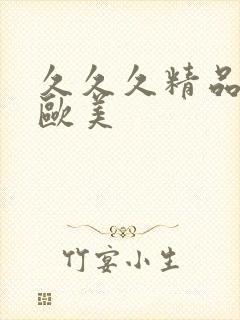 久久久精品国产欧美