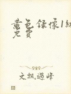 黄色录像1级,免费