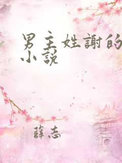 男主姓谢的现代小说