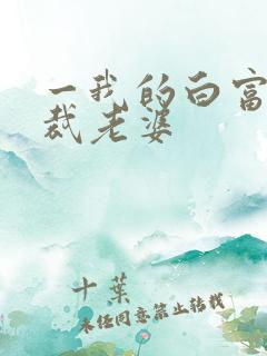一我的白富美总裁老婆