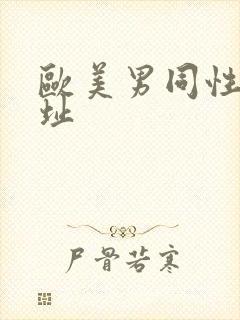 欧美男同性恋网址