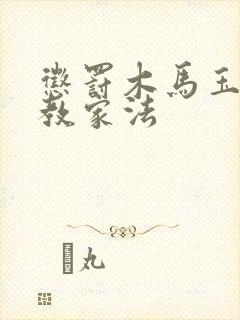 惩罚木马玉势调教家法