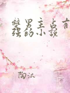 双男主占有欲很强的小说