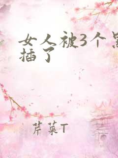 女人被3个黑人插了