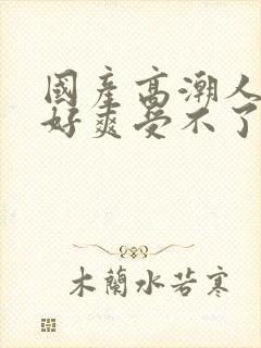 国产高潮人好大好爽受不了了