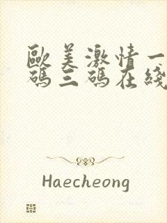 欧美激情一码二码三码在线