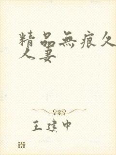 精品无痕久久久人妻