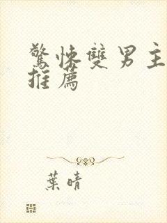 惊悚双男主小说推荐