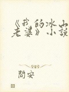 《我的冰山总裁老婆》小说