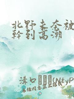 北野未奈被黑人干到高潮