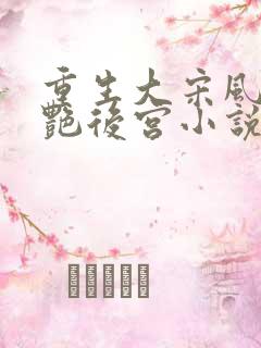 重生大宋风流猎艳后宫小说