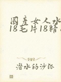 国产女人水真多18毛片18精品