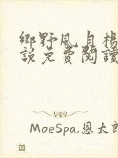 乡野风月杨羽小说免费阅读