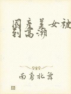 国产美女被狂操到高潮