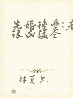 先婚后爱:老公很凶猛全